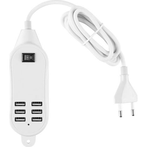 Chargeur HUB Multiprise USB 25W 5A Multiprise Electrique USB Chargeur Adaptateur Secteur Pour iPad iPhone Samsung (1/4)
