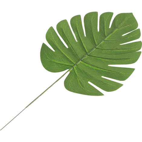 Lot de 70 feuilles de palmier artificielles décoratives et pratiques, 10 variétés de fausses feuilles de jungle pour la maison