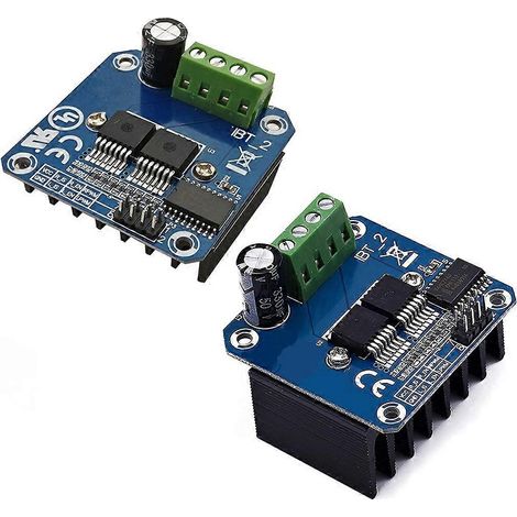 módulos controladores de motor de alta potencia BTS7960 de 43 A, módulo controlador de coche inteligente para Arduino con límite de corriente (1/5)