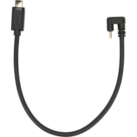 Câble USB 3.1 Type-C Mâle à Mâle 12 Pouces, 10 Gbps, Coude à 90 Degrés pour Transfert Rapide et Extension de Données (1/5)