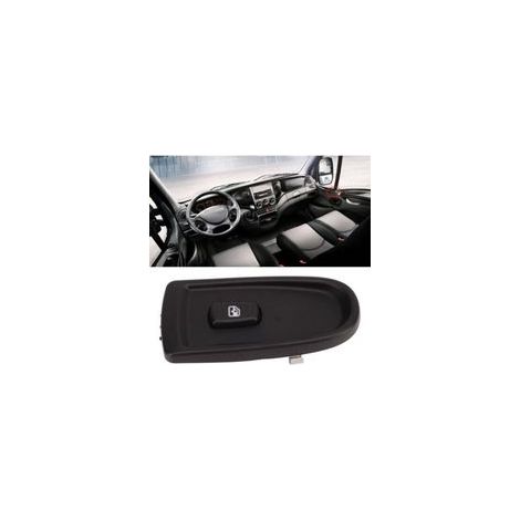 Interrupteur de commande de verrouillage de vitre côté passager, 5801304492, pièce de rechange pour moteur à bouton-poussoir électrique arrière d'Iveco Daily IV-V. (1/5)