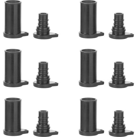6 paires de capuchons de connexion pour panneaux solaires, bouchons de connexion pour panneaux solaires, capuchon de protection, connecteur solaire anti-poussière, connecteur solaire (1/5)