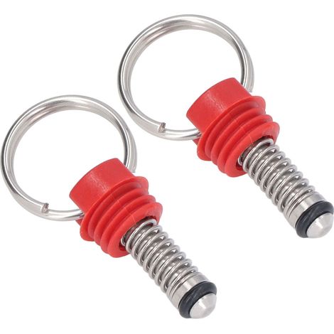 2-teiliger Fassverschluss mit Druckentlastungsventil, rotes Kugelverschluss-Druckentlastungsventil (1/5)