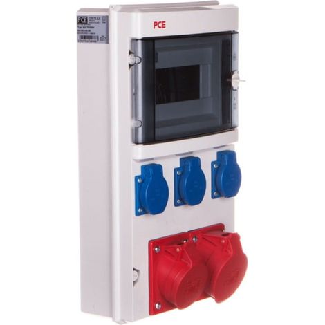 Cuadro de distribuci贸n el茅ctrica Lublin 9mod, sin protecci贸n, 3x220V, 16A/5P 32A/5P 9017506W