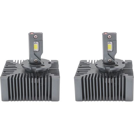 KIT LED D5S COPPIA LAMPADE CONVERSIONE XENON LED 50W CANBUS PLUG AND PLAY 12-24V