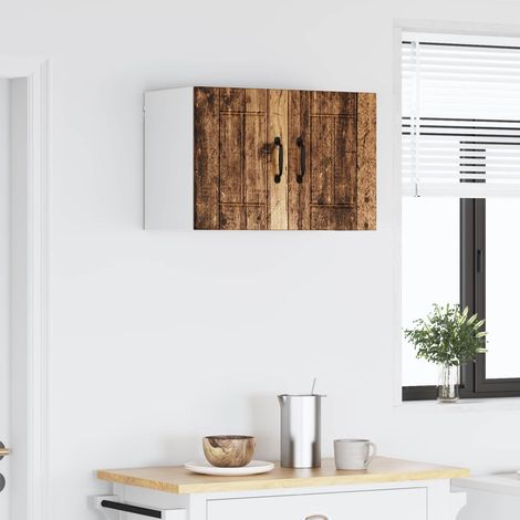 vidaXL Armadietto a muro LUCCA Legno antico 60 x 31 x 40 cm