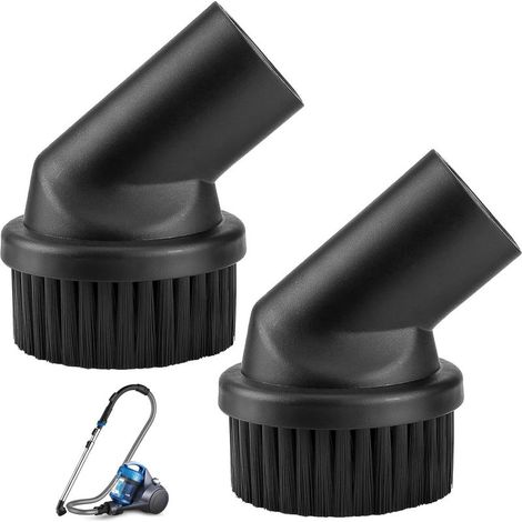 2 Pièces Brosse à poussière 32 mm Accessoires pour Aspirateur Embouts Embout Aspirateur Brosse Aspirateur pour Aspirateur Universel Diamètre 32mm (1/5)