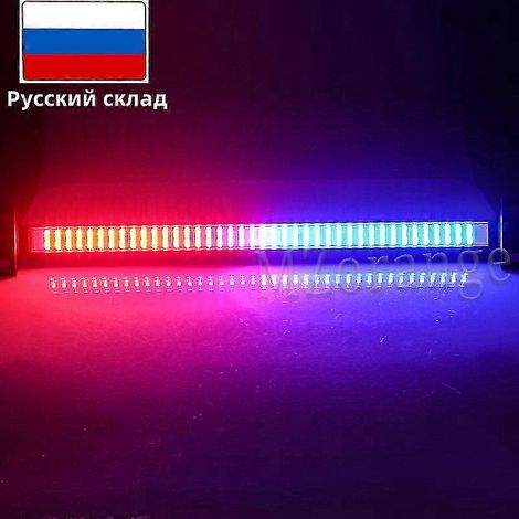 Gyrophare pour voiture Fso Strobo Light Automotive Strobo 12v LED Cigarette Auto Emergency Warning Lamp Clignotant -- Rouge et bleu (1/5)
