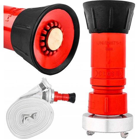 Wasserdüse, Feuerwehrschlauchanschluss, 1-Zoll-Wasserwerfer, MAR-POL (1/5)