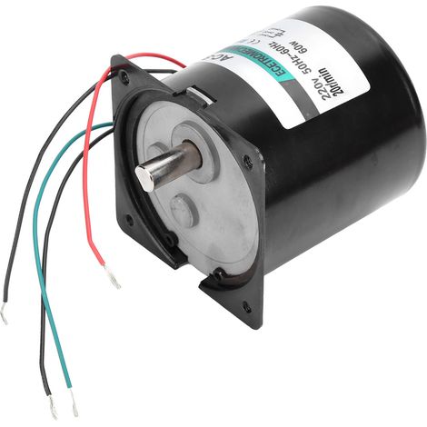 Moteur synchrone à courant alternatif CW/CCW à aimant permanent, forte torsion 60 W pour machine-outil CNC XD80KTYZ, 20 tr/min, 220 V CA (1/5)