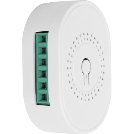 Interrupteur horaire miniature 433 MHz, disjoncteur à double commande 16 A, interrupteur marche/arrêt pour usage domestique 85250 V (blanc) (1/5)
