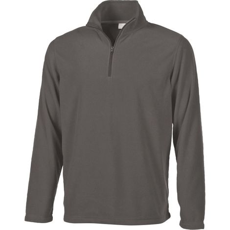 Pile da lavoro in micropile con collo con zip Nordic Pen duick Grigio scuro 4XL