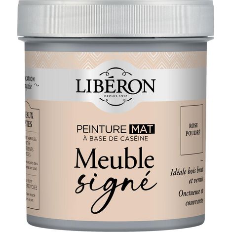 Peinture meuble à base de caséine LIBERON Rose poudré mat 500 ML