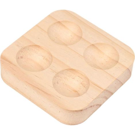 Porte-œufs, boîte à œufs empilable, plateau de rangement pour œufs de sushi, étagère à œufs pour supermarché, garde-manger, réfrigérateur, table, maison-4 grid