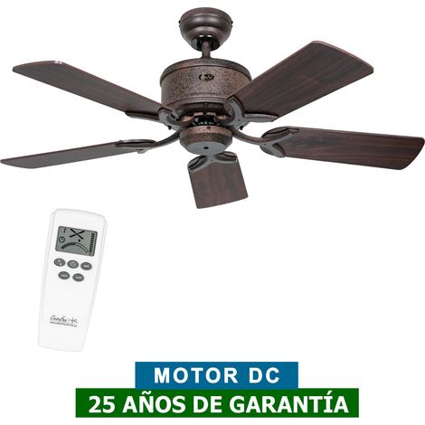 Ventilateur de plafond CasaFan 510383 ECO ELEMENTS 103cm noyer ou hêtre/marron antique