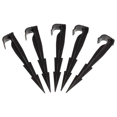 Lot de 50 AquaPEG piquets de Fixation pour Ligne d'égouttement, tuyaux d'irrigation et tuyaux gouteurs (1/4)