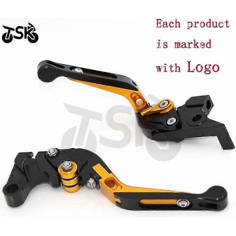 Levier de frein et d'embrayage pliable/extensible CNC avec logo, 20 couleurs, pour Kawasaki Z1000 SX Z1000SX Tourer 2017 (P) (1/5)