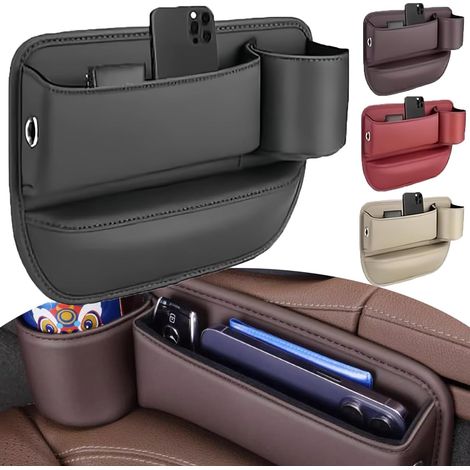 Organiseur latéral de siège auto avec porte-gobelet et rangement pour l'avant. (1/5)