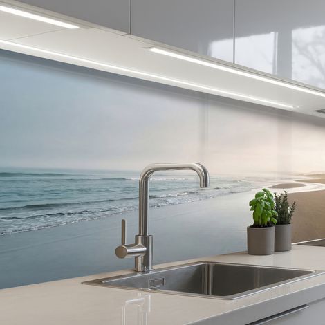 Kitchen Splashback Coastline - Beach - Ocean 200x80 cm