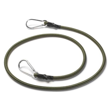 Mousqueton élastique pour extérieur, corde élastique réglable de 8 mm avec mousqueton – Corde élastique pour l'extérieur, le camping, les bagages, le porte-vélo (90cm)