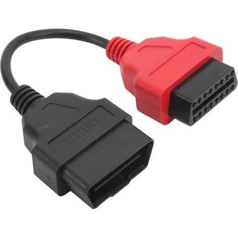OBD2-Scanner-Adapterkabel, rot, SRS-Diagnosekabel, Ersatz für Fiat EcuScan (1/5)