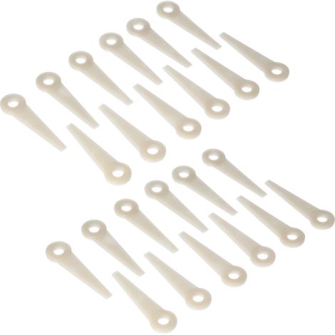 24 Kunststoffklingen für Haarschneidemaschinen, Ersatz für den Scherkopf 41110071001 für Stihl PolyCut (1/5)