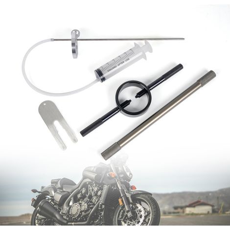 Kit d'outils pour compresseur de ressort de fourche de moto, outil pour compresseur de ressort de soupape de vélo 60 ml (1/5)