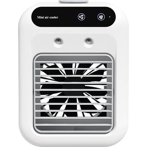 Ventilateur Brumisateur USB Portable Silencieux, Humidificateur avec Refroidissement Réglable, Intérieur et Extérieur -KZQ (1/5)