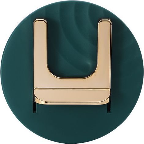 Wandmontierter Haarglätterhalter mit Saugnapf, ideal für Badezimmer und Toiletten – Grün (1/5)