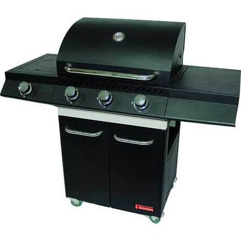 BARBECUE SANDRIGARDEN GAZ CANADA 3 FEUX + POÊLE 12,8KW - PROMO (1/2)