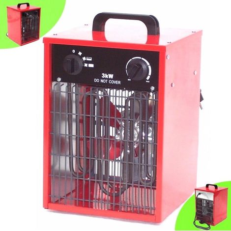Bauheizer 33-13 Heizlüfter Heizung 55198 Elektroheizung 3kW Elektro Heizgerät (1/4)
