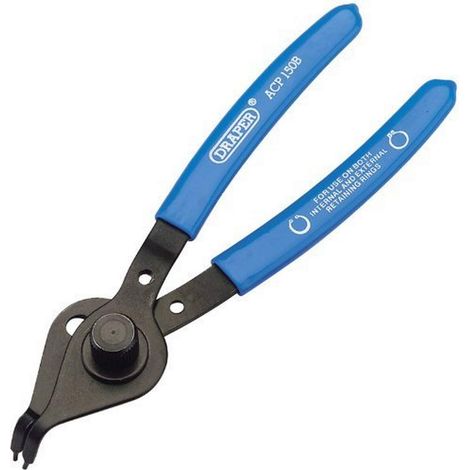 Draper 12492 150 mm Reverse-Pinza per anelli di sicurezza