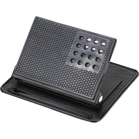 Support de téléphone multifonction pour tableau de bord de voiture, tapis antidérapant en silicone, support de fixation intérieur pour GPS. (1/5)
