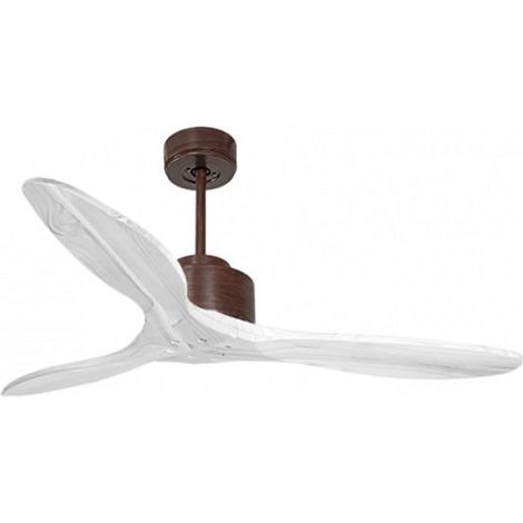 Modulo de KlassFan - Super destratificateur et ventilateur DC 132 cm Marron pales bois blanc sans Lumière 25 à 40 m² (1/5)