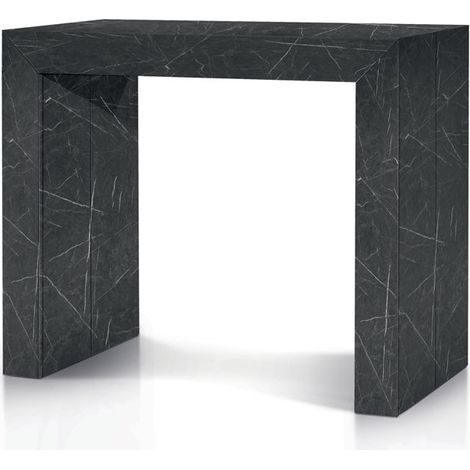Consolle Tavolo 90 x 45 effetto Marmo Allungabile 14 posti (1/2)