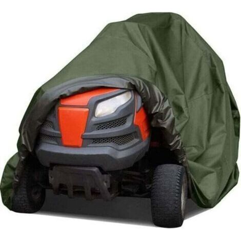 Housse de Tondeuse autoportée, imperméable, Robuste, Durable, résistante aux UV et à l'eau pour Tracteur de Jardin autoporté à l'intérieur et à l'extérieur ,140x66x91cm (vert) (1/5)