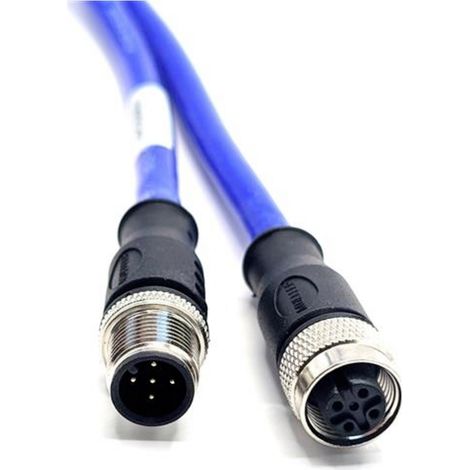 Mueller Electric C5AC82M005 Sensor-/Aktor-Steckverbinder M12 Stecker, gerade, Buchse, gerade 5 m Pol
