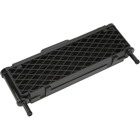 Refroidisseur d'huile moteur pour moto, fabriqué en maille polygonale d'aluminium haute résistance, adapté aux automobiles, véhicules tout-terrain, quads et moteurs de 50 à 250 cm3. (1/5)