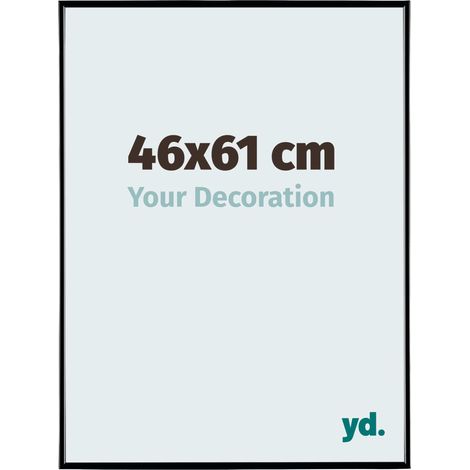 yd. - Cadre photo 46x61 - Noir Brillant - Plastique - Evry
