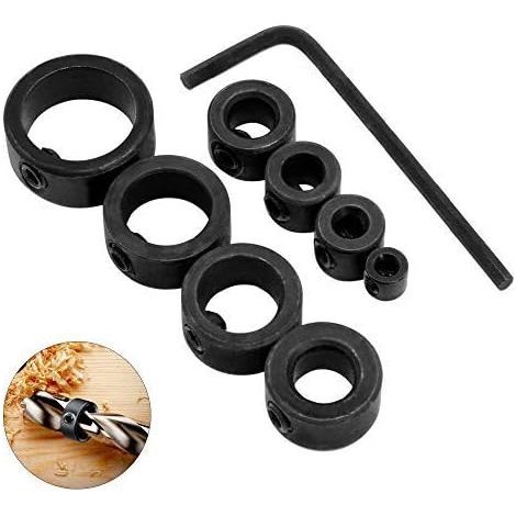 Butée de profondeur de perçage, 3-16 mm, bague de positionnement avec clé hexagonale (8) (1/5)