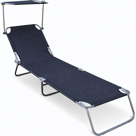 Lettino sdraio sdraio divano da giardino 185x24x55 - VCM