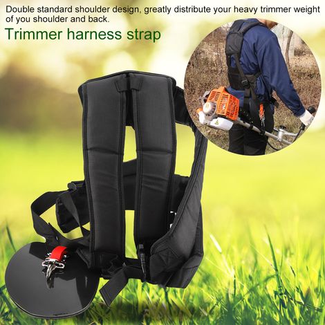 Lame de débroussailleuse universelle, sangle double épaule en polyester, harnais en M pour coupe-bordures, outil de jardinage (1/5)