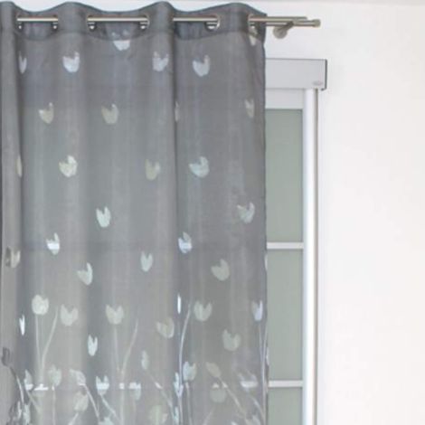 Voilage tulipe gris 140x240 (1/2)