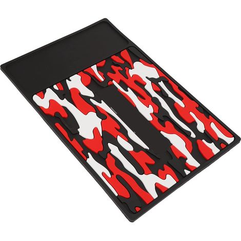 Tapis de coiffure pour tondeuses - Grand tapis antidérapant en silicone pour outils de coiffure et salon de coiffure - Protection contre la chaleur et le froid pour le comptoir (3 (1/5)