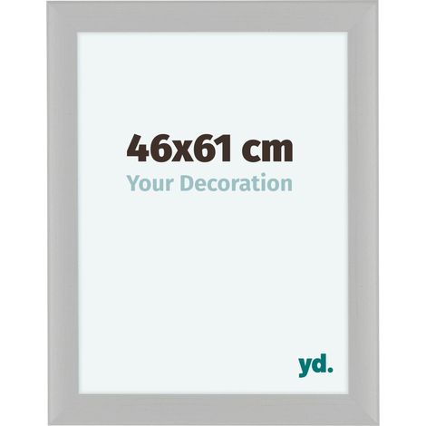 yd. - Cadre photo 46x61 - Blanc Grain de Bois - MDF - Como (1/5)