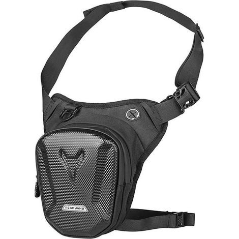 Sacoche de Jambe Moto - Sac Ceinture de Sport - Sac de Cuisse avec Plusieurs Poches - Imperméable Sac de Jambe Moto pour Homme (1/5)