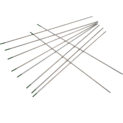10 WP Lichtbogenelektrodennadeln zum Schweißen von dünnem Aluminium und Stahl, grün, 1,6 mm (1/5)