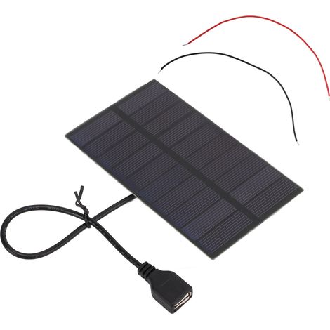 Selbstbau-Solarpanel aus monokristallinem Silizium (1,5 W, 5 V) mit USB-Schnittstelle und flexiblem Mini-Solarpanel (1/5)