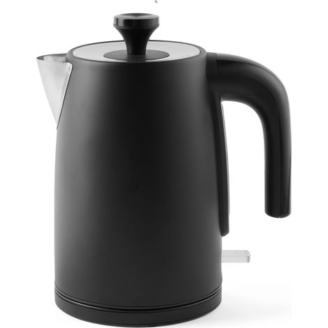 Bouilloire électrique noire 3000 W PETRA, 1,7 l (1/5)