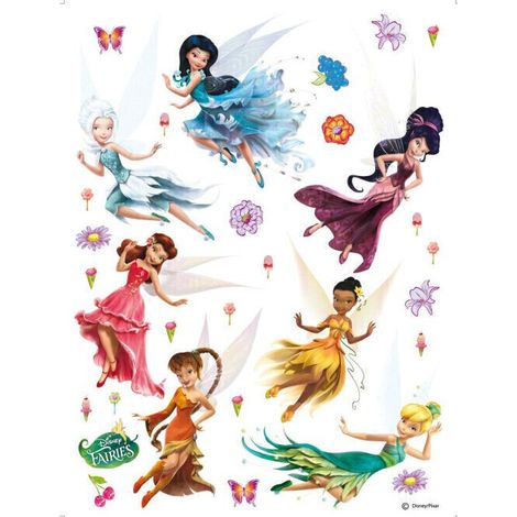 Stickers Fée Clochette La Vallée du printemps Disney fairies (1/4)
